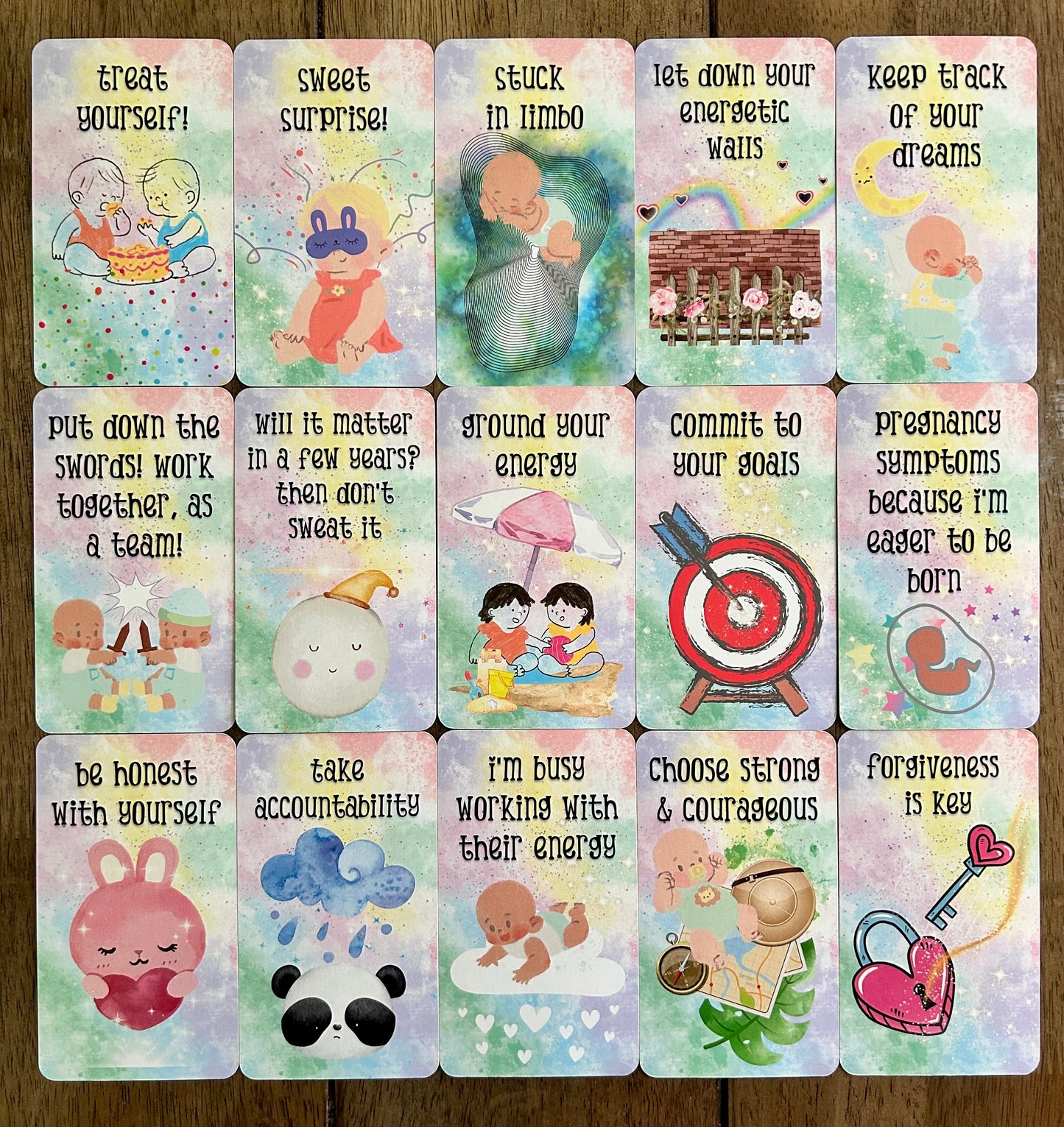 Spirit Baby Oracle Cards | 95-card Pregnancy, TTC & Spiritual Messages
