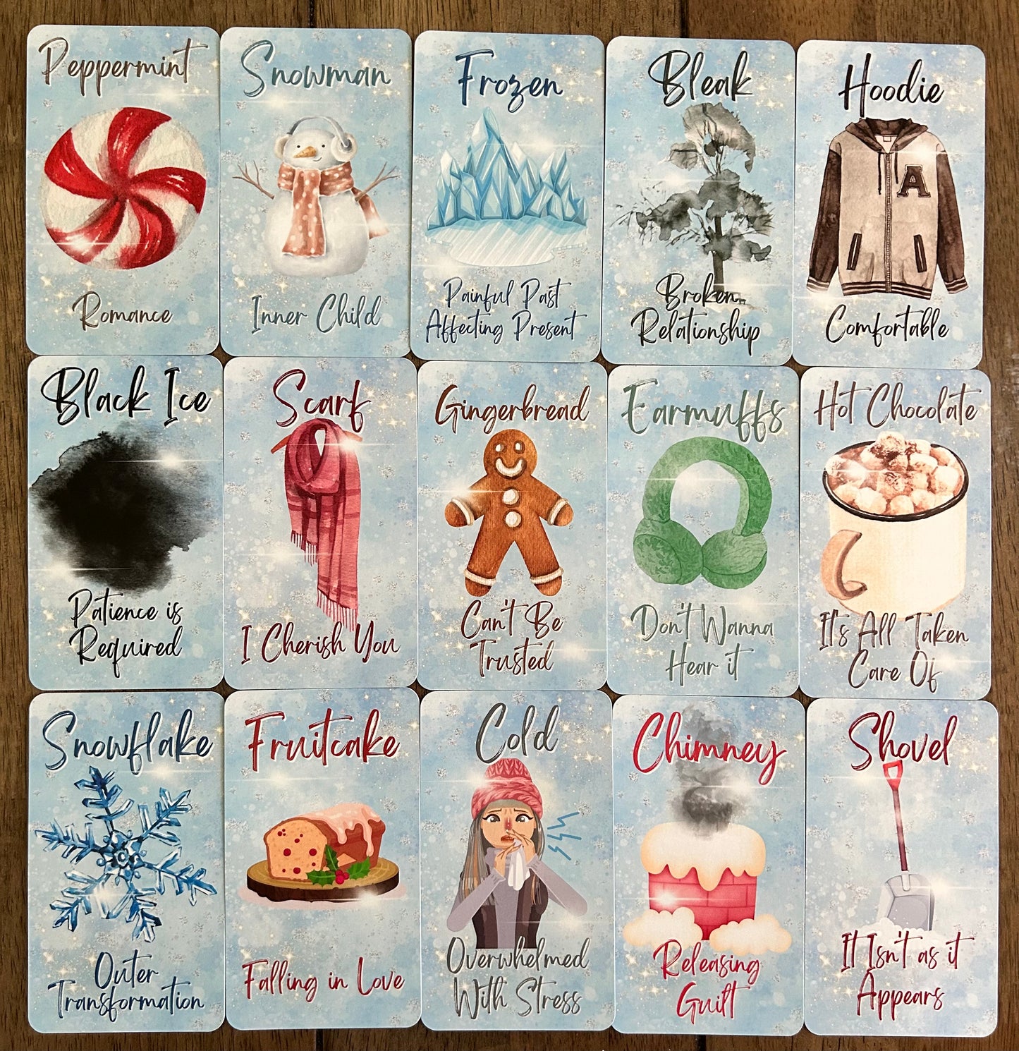 Hello Winter Oracle Deck | 50-Card Seasonal & Holiday Divination Deck for Love and Life
