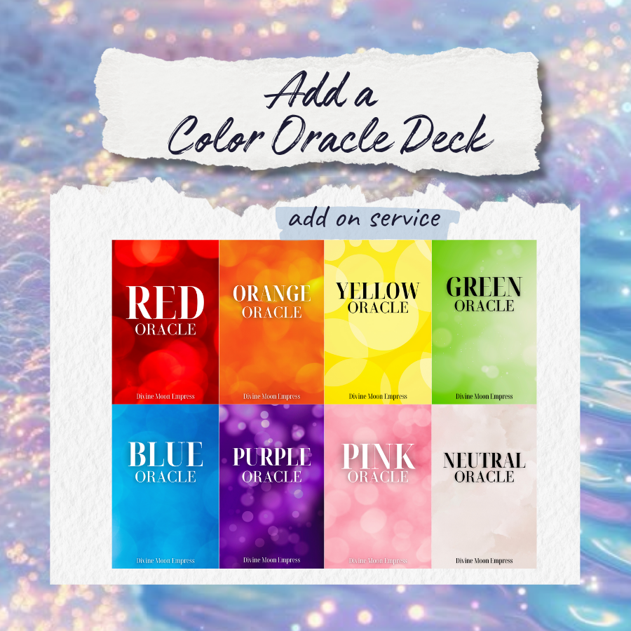 Add a Color Oracle Deck to my Reading! -ADD ON