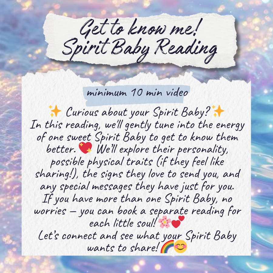 Get to Know Me! Spirit Baby Reading