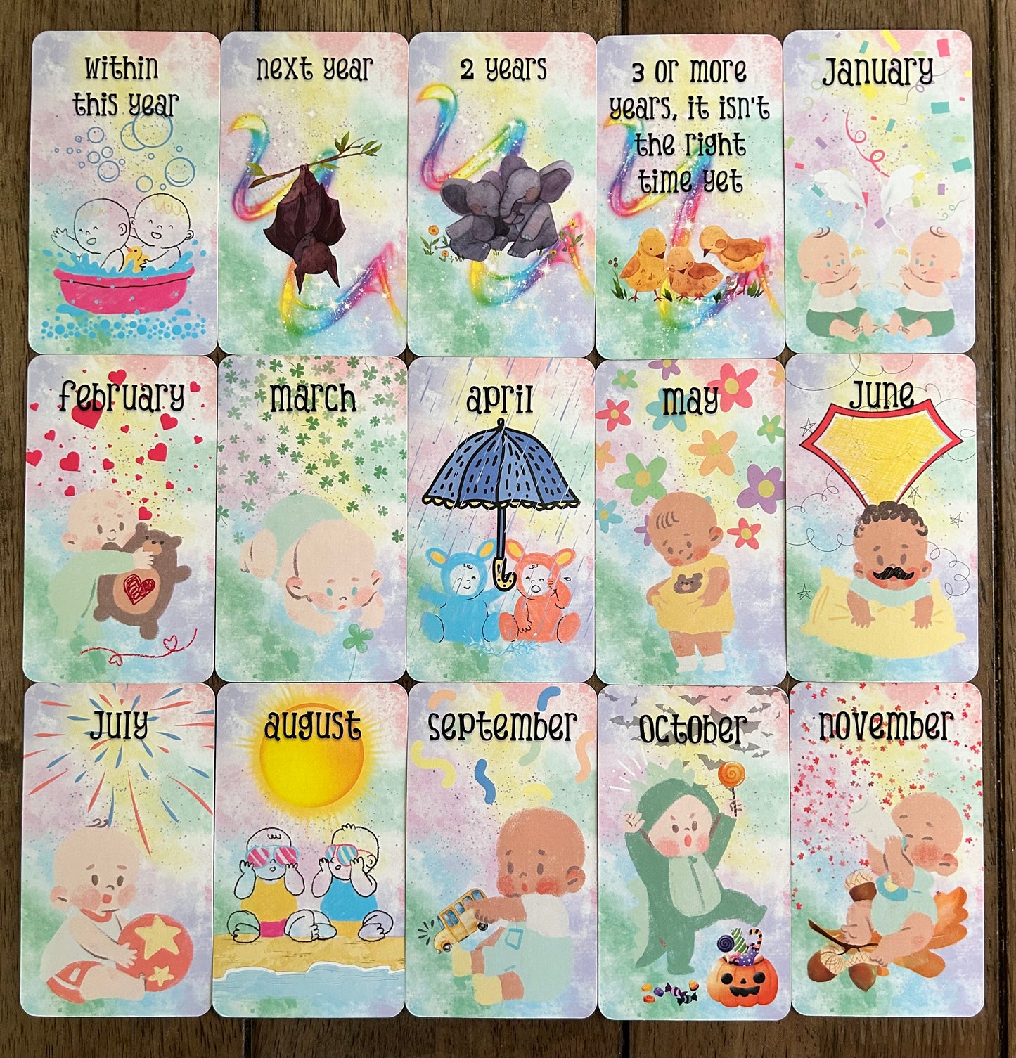 Spirit Baby Oracle Cards | 95-card Pregnancy, TTC & Spiritual Messages