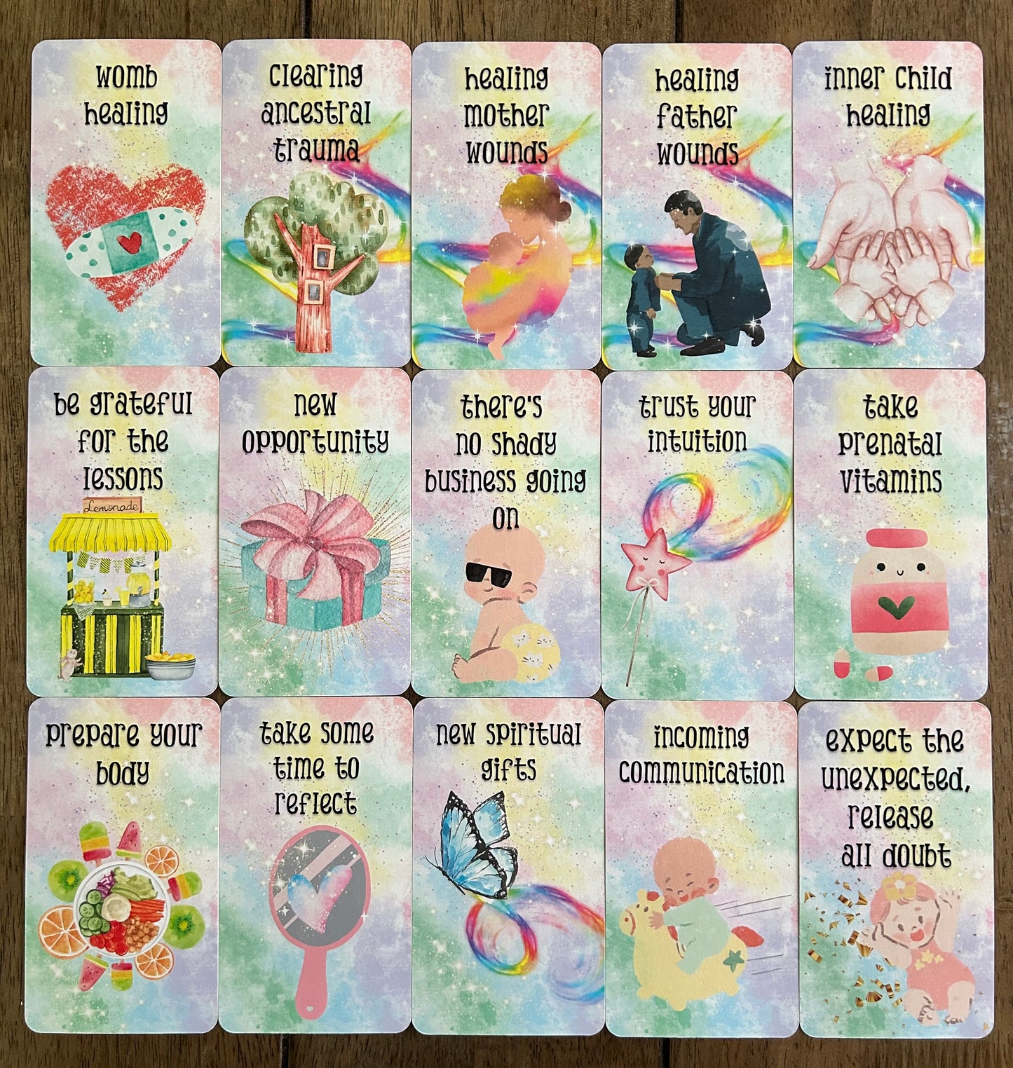 Spirit Baby Oracle Cards | 95-card Pregnancy, TTC & Spiritual Messages