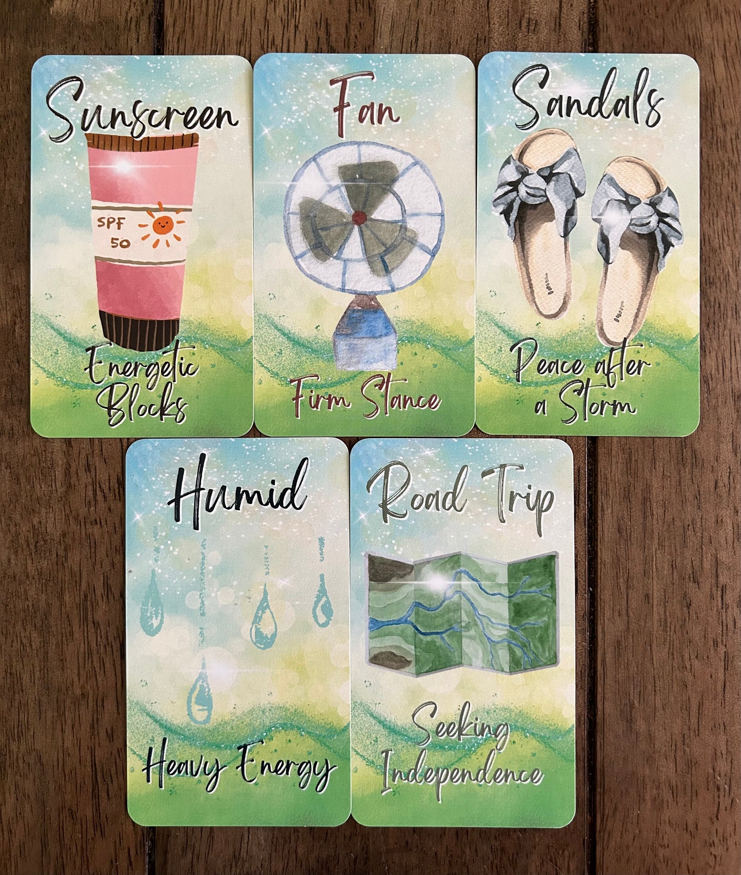 Hello Summer Oracle Deck | 50-Card Seasonal & Holiday Divination Deck for Love and Life