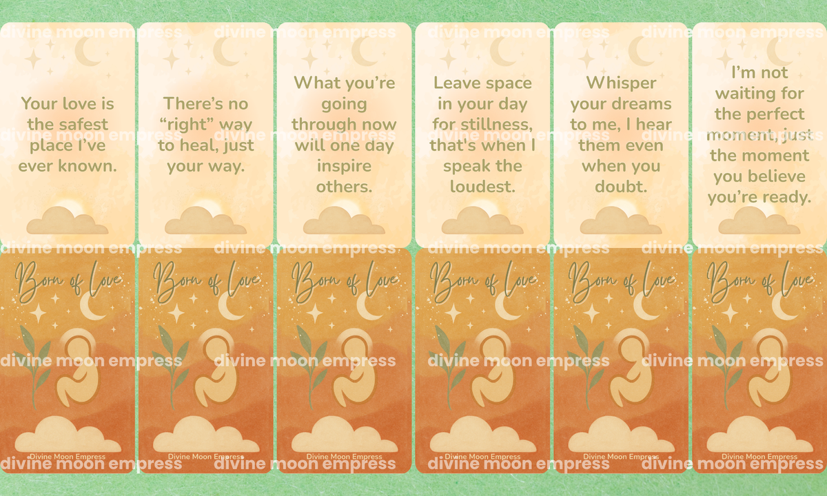 Born of Love Oracle | 78 Cards • Spirit Baby Guidance Deck
