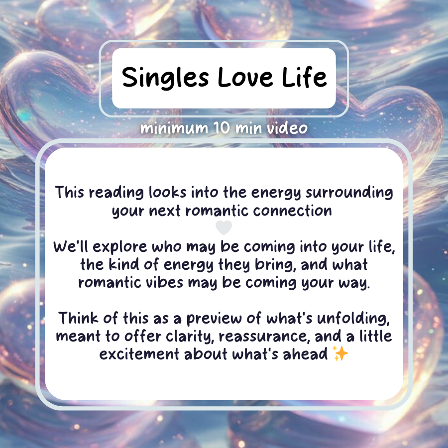 Singles Love Life Reading