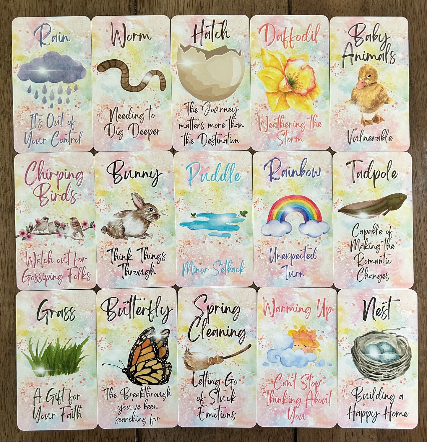 Hello Spring Oracle Deck | 50-Card Seasonal & Holiday Divination Deck for Love and Life