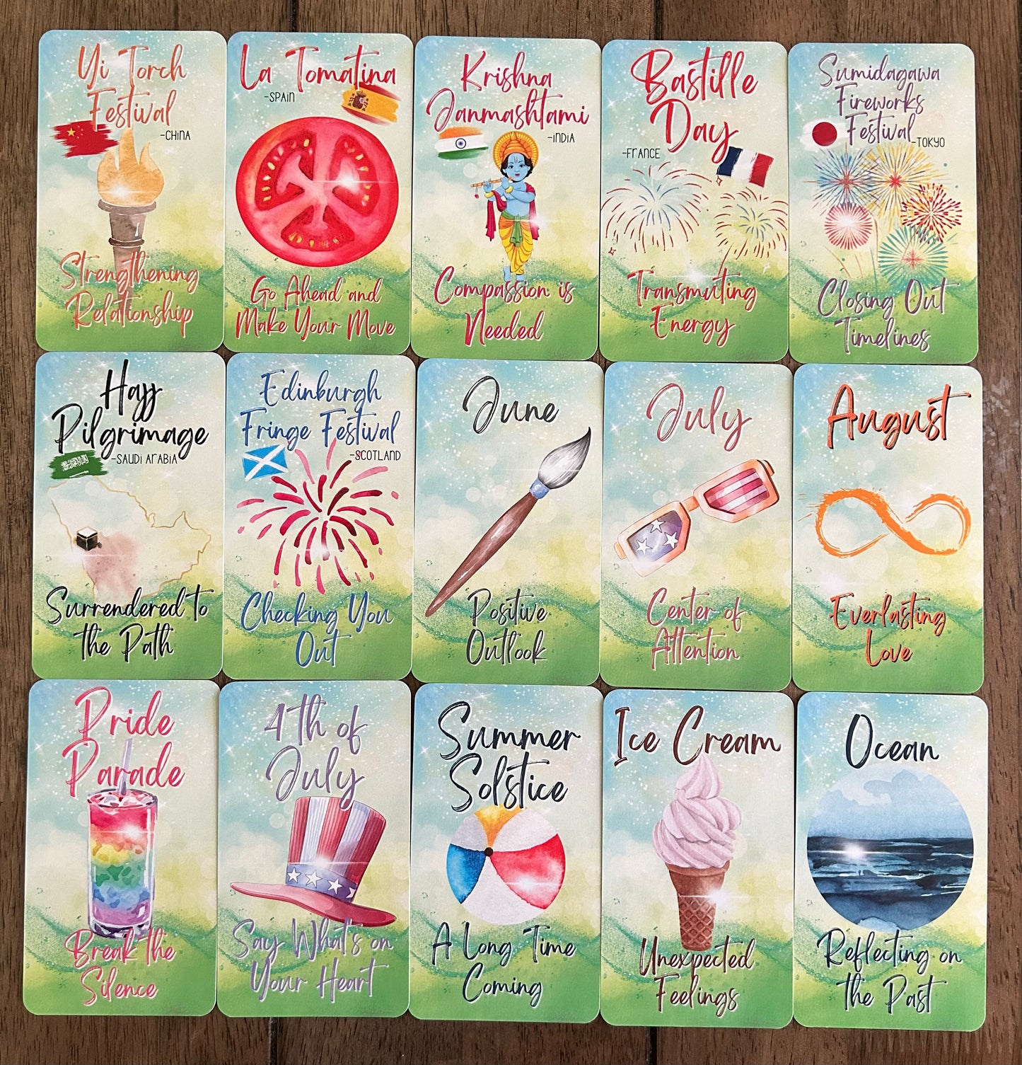 Hello Summer Oracle Deck | 50-Card Seasonal & Holiday Divination Deck for Love and Life