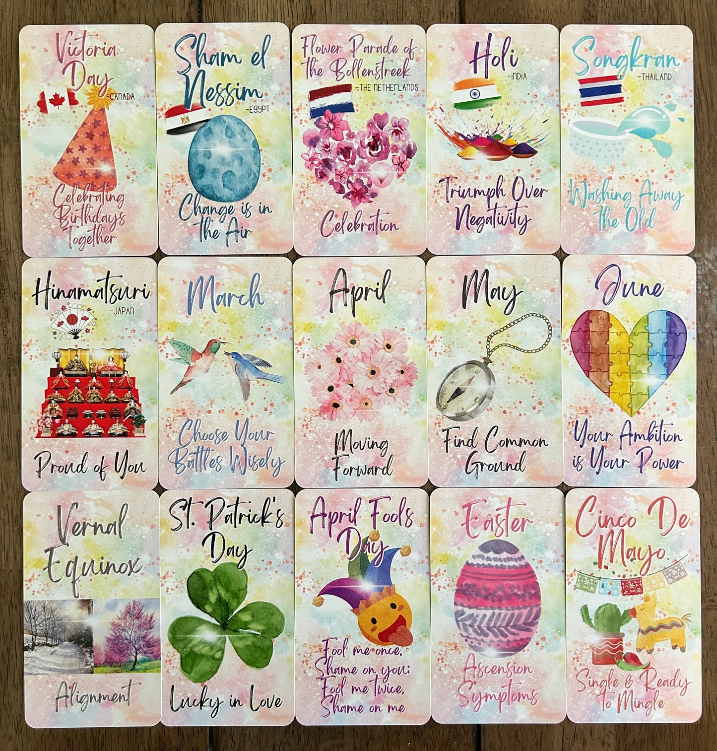 Hello Spring Oracle Deck | 50-Card Seasonal & Holiday Divination Deck for Love and Life