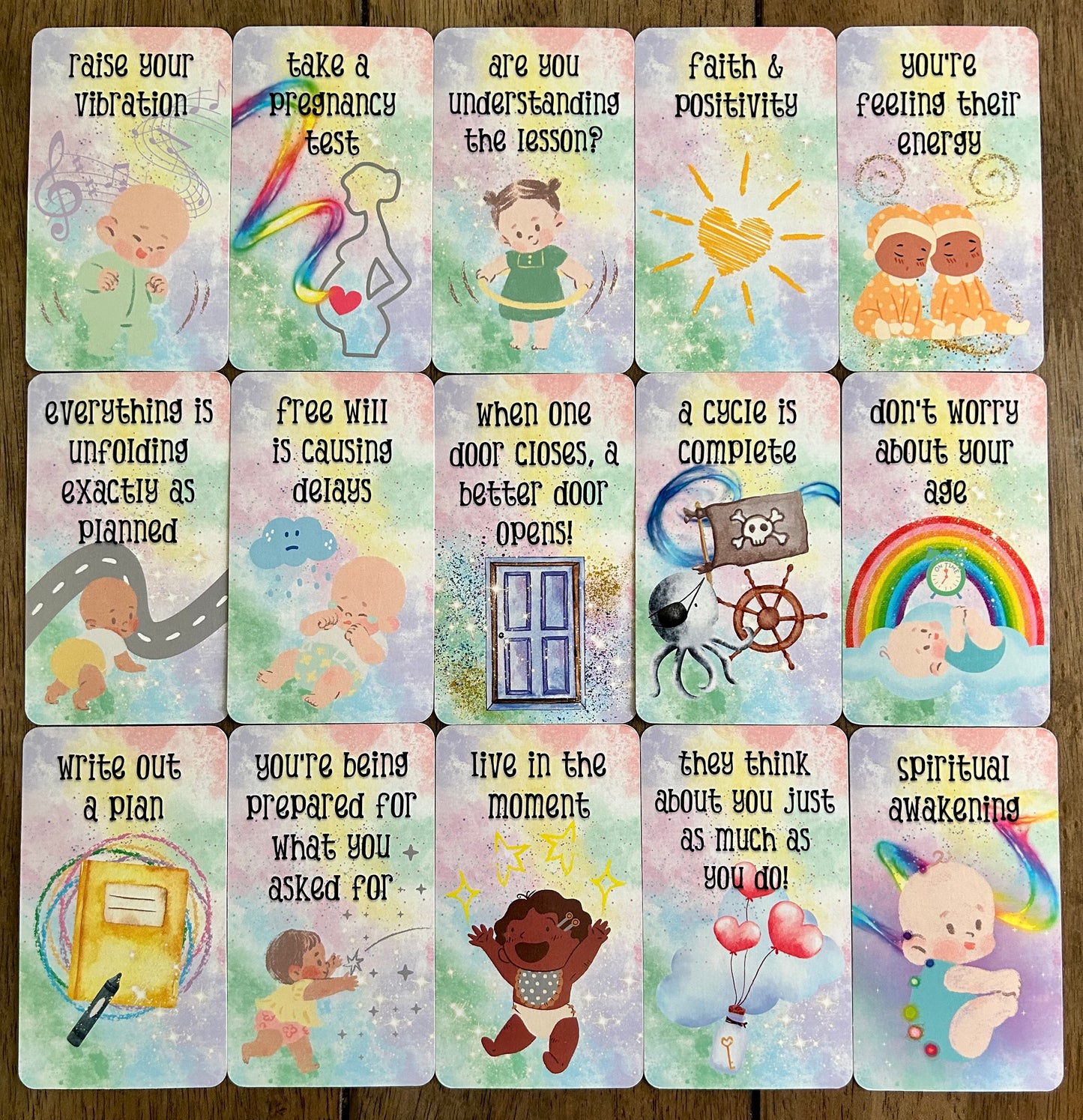 Spirit Baby Oracle Cards | 95-card Pregnancy, TTC & Spiritual Messages