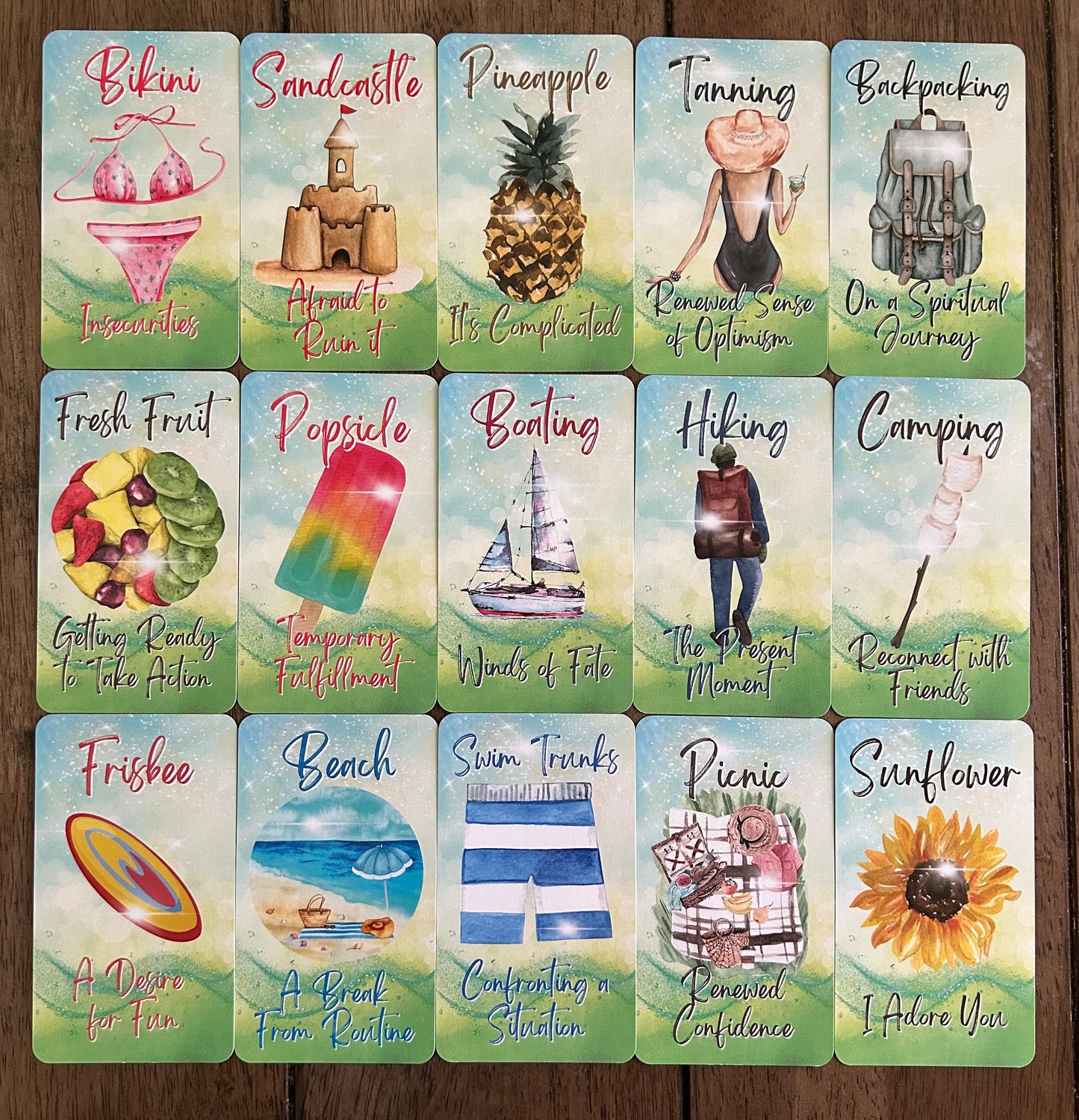 Hello Summer Oracle Deck | 50-Card Seasonal & Holiday Divination Deck for Love and Life