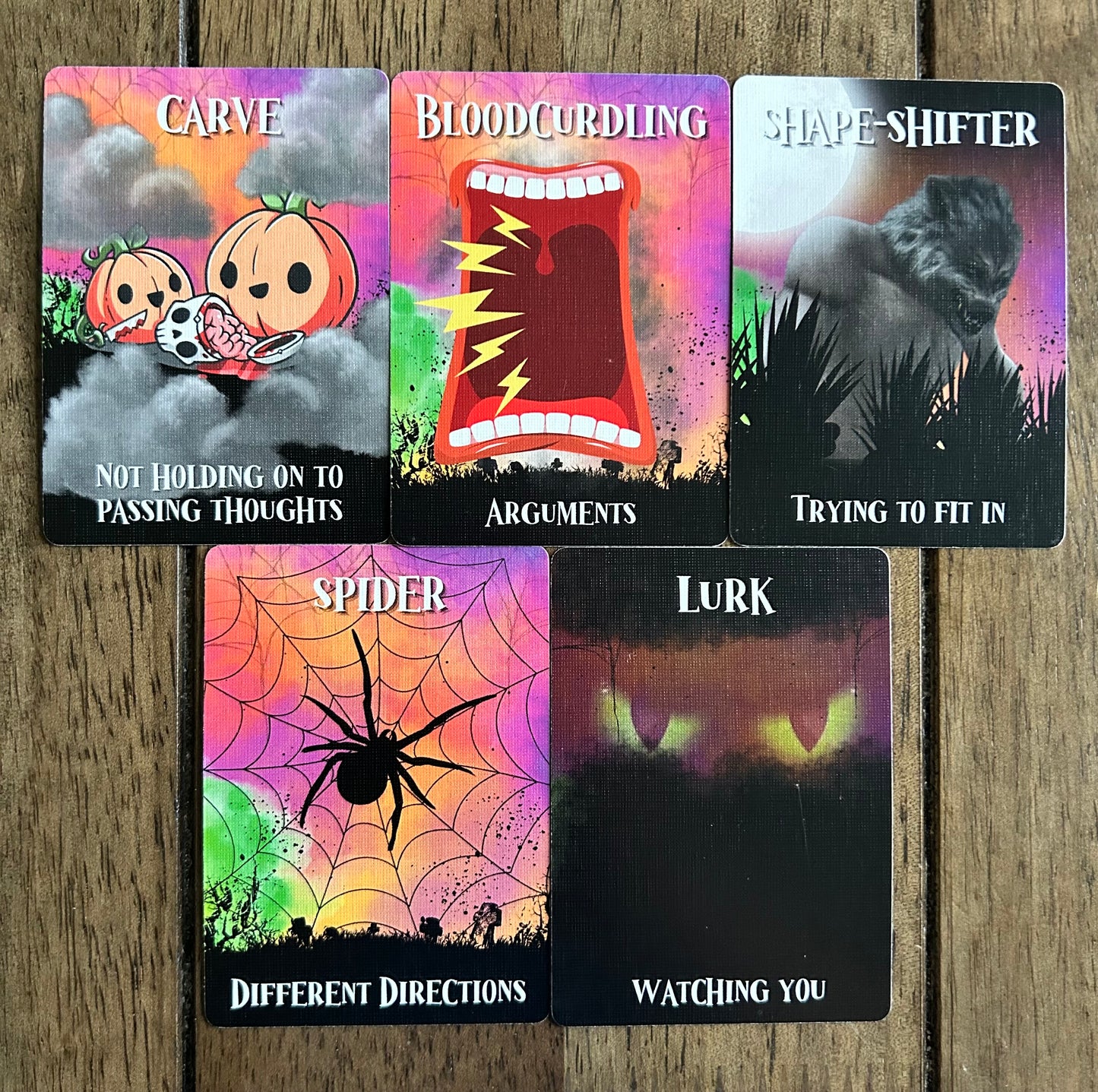 Spooky Lovers Oracle | 50 cards | Halloween Love & Relationship Deck