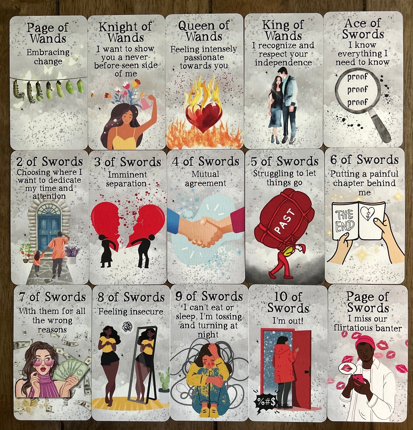 The Lovers Tarot In Separation