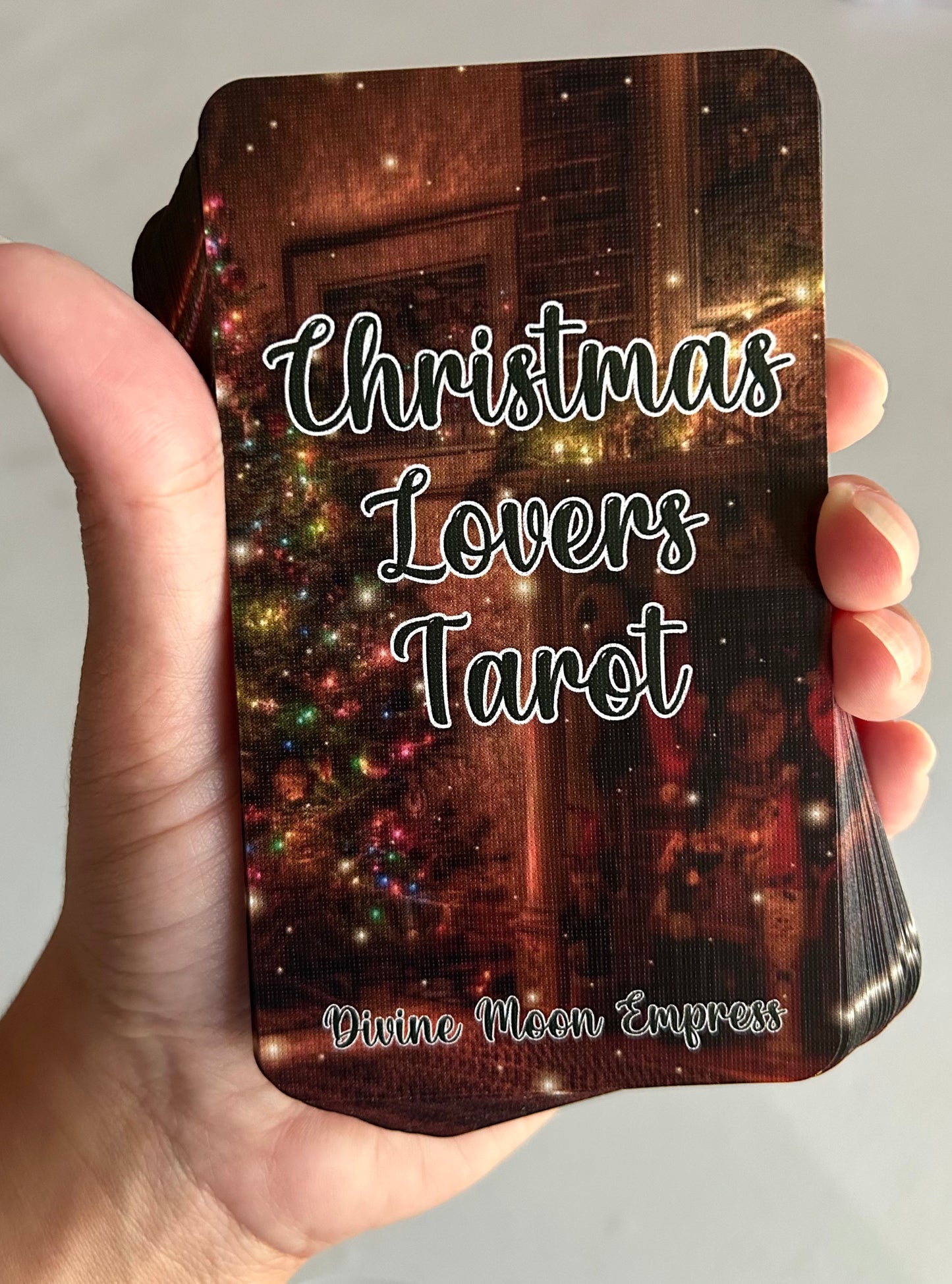 Christmas Lovers Tarot (Red Edition) | Holiday Love Tarot Deck | Cozy Romantic Tarot | Christmas Gift for Tarot Lovers