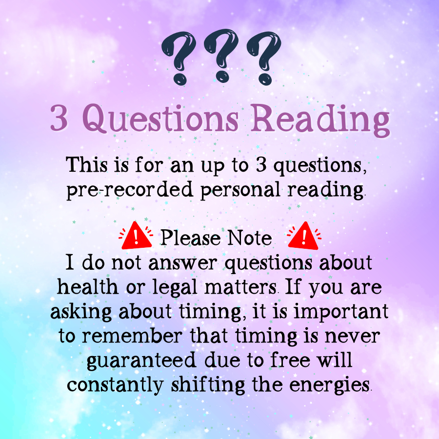 3 Questions Reading