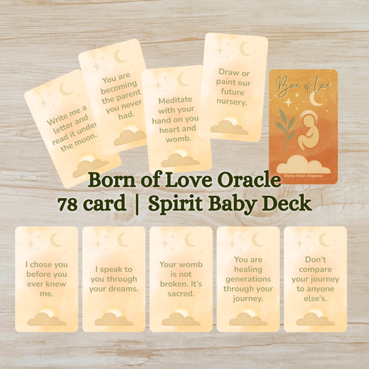PRE-ORDER | Born of Love Oracle • Spirit Baby Guidance Deck • Messages and Signs • Intuition & Healing Cards