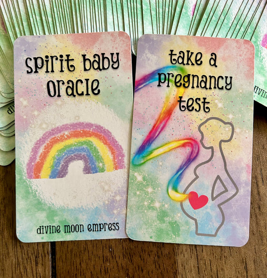 Spirit Baby Oracle Cards | 95-card Pregnancy, TTC & Spiritual Messages