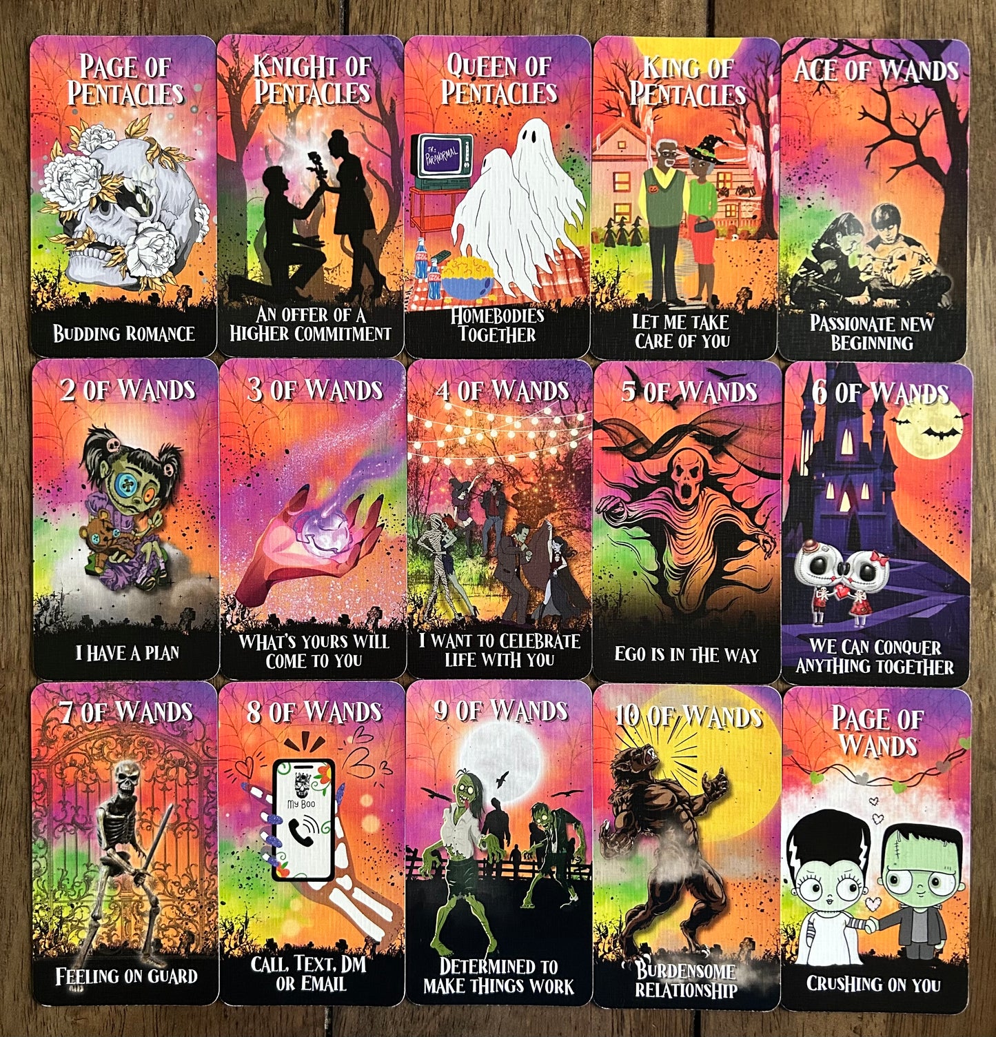 Spooky Lovers Tarot | Halloween Love & Relationship Deck
