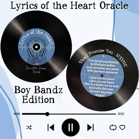 Lyrics of the Heart "Boy Bandz"  Oracle Deck **PRE-ORDER**