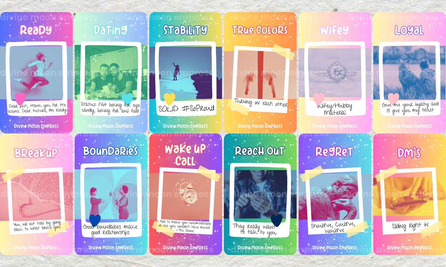 Girlll... Let Me Tell You!!! Oracle | 100 Cards | Real Talk Deck for Love, Truth & Healing