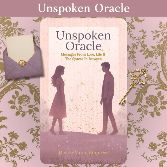 Unspoken Oracle | 78-Card Life & Love Insight Cards in Pastel Tone, Real-Life Situations