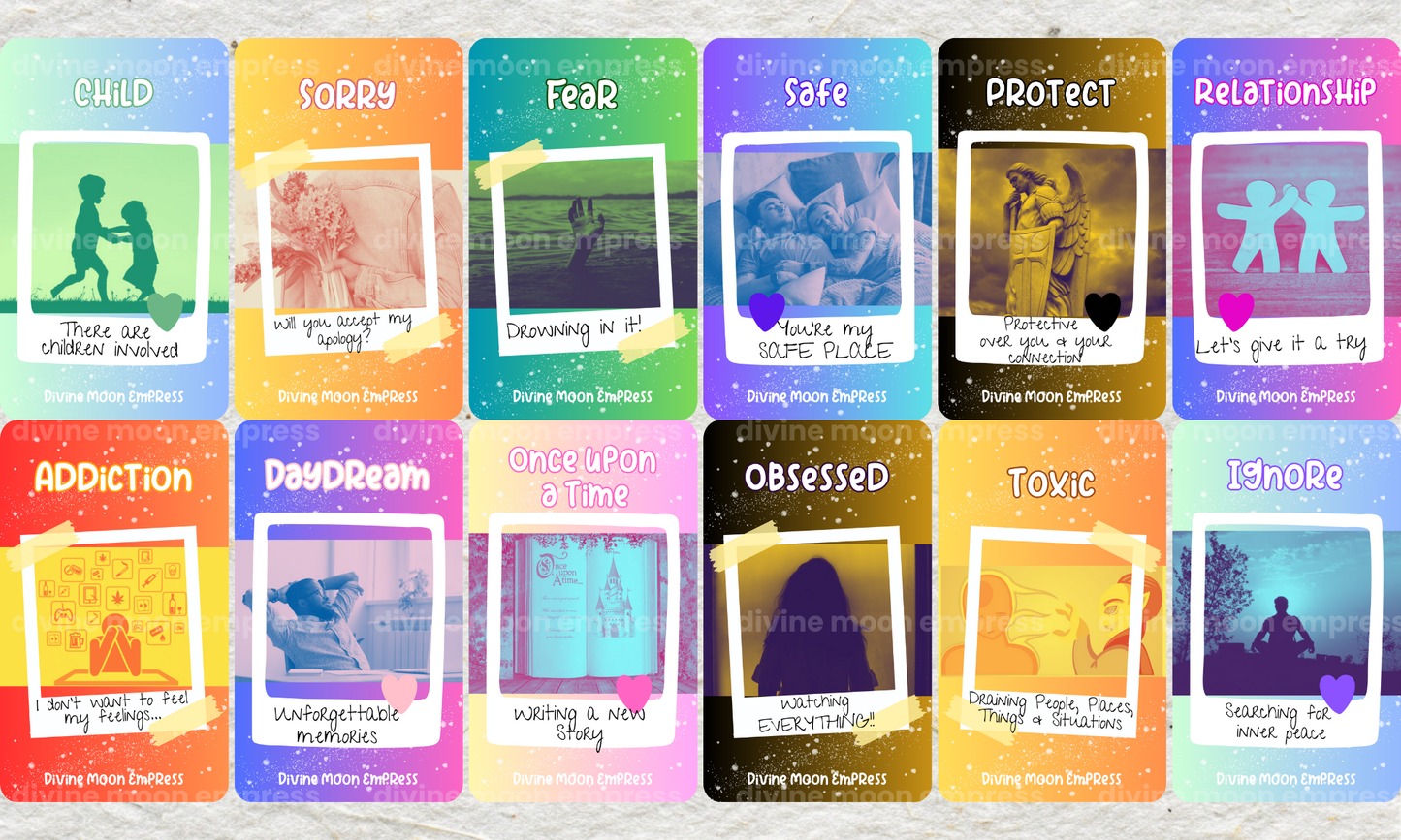 Girlll... Let Me Tell You!!! Oracle | 100 Cards | Real Talk Deck for Love, Truth & Healing