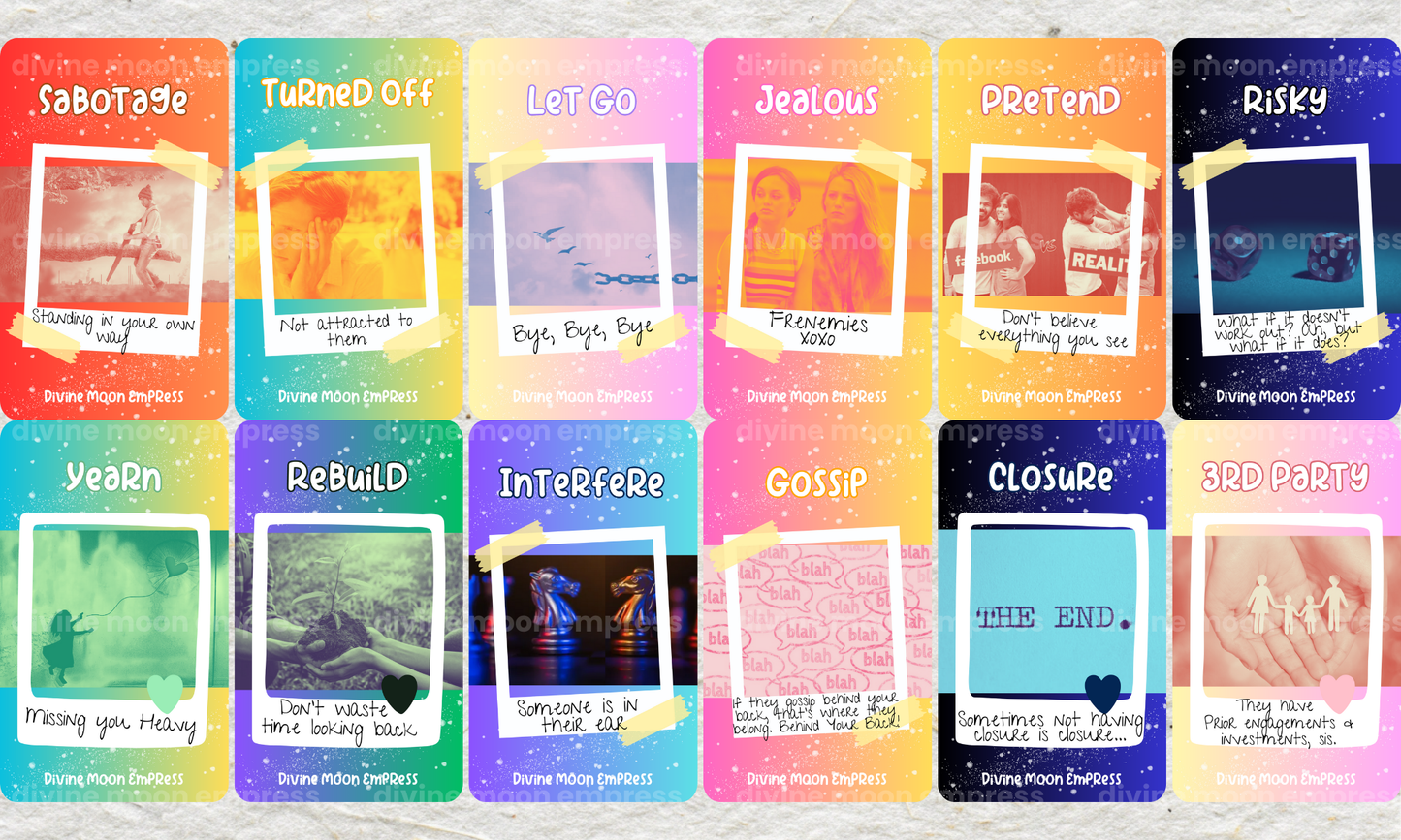 Girlll... Let Me Tell You!!! Oracle | 100 Cards | Real Talk Deck for Love, Truth & Healing