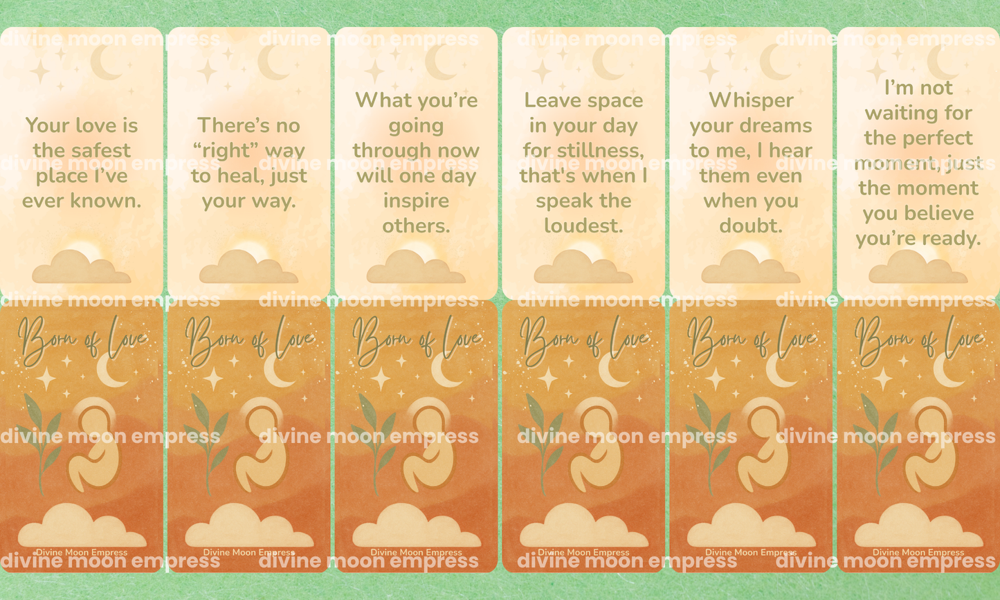 Born of Love Oracle | 78 Cards • Spirit Baby Guidance Deck