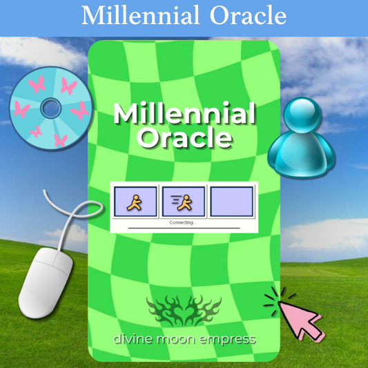 Millennial Oracle | 54 Cards | 2000s Inspired Deck for Nostalgia, Tarot, Oracle, and Intuitive Readings