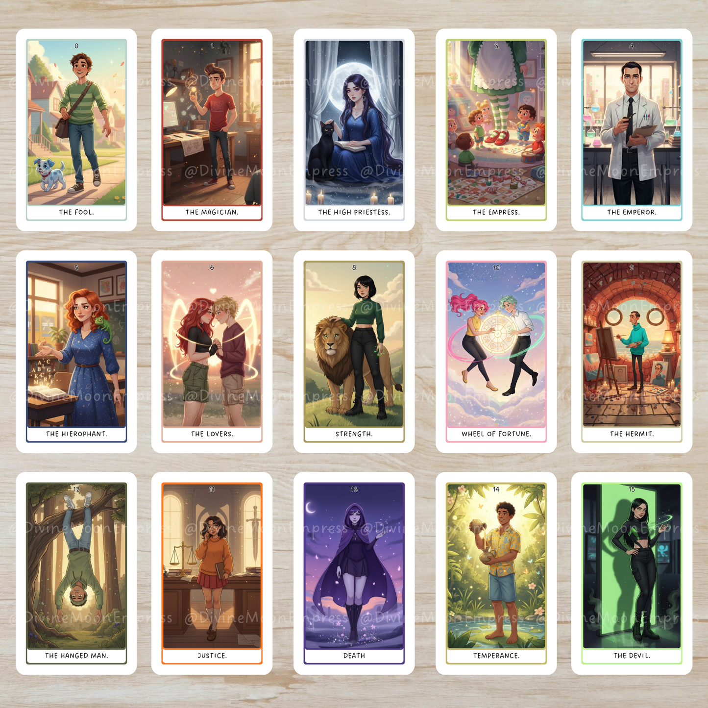 PRE-ORDER | Milk & Cereal Tarot • Nostalgic Cartoon-Inspired • 90s Kids Aesthetic • Illustrated Deck