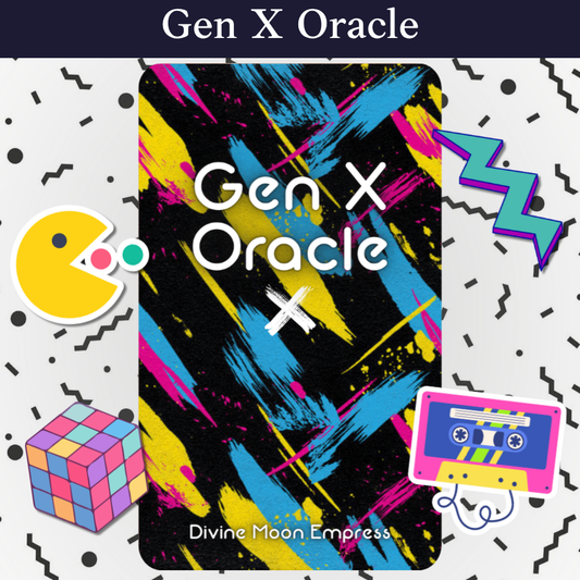 Gen X Oracle Deck | 54 Cards | 80s & 90s Nostalgia, Intuitive Cards