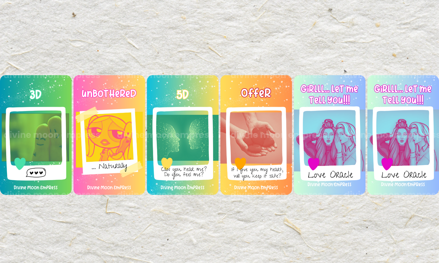 Girlll... Let Me Tell You!!! Oracle | 100 Cards | Real Talk Deck for Love, Truth & Healing