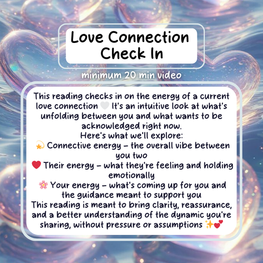 Love Connection Check In