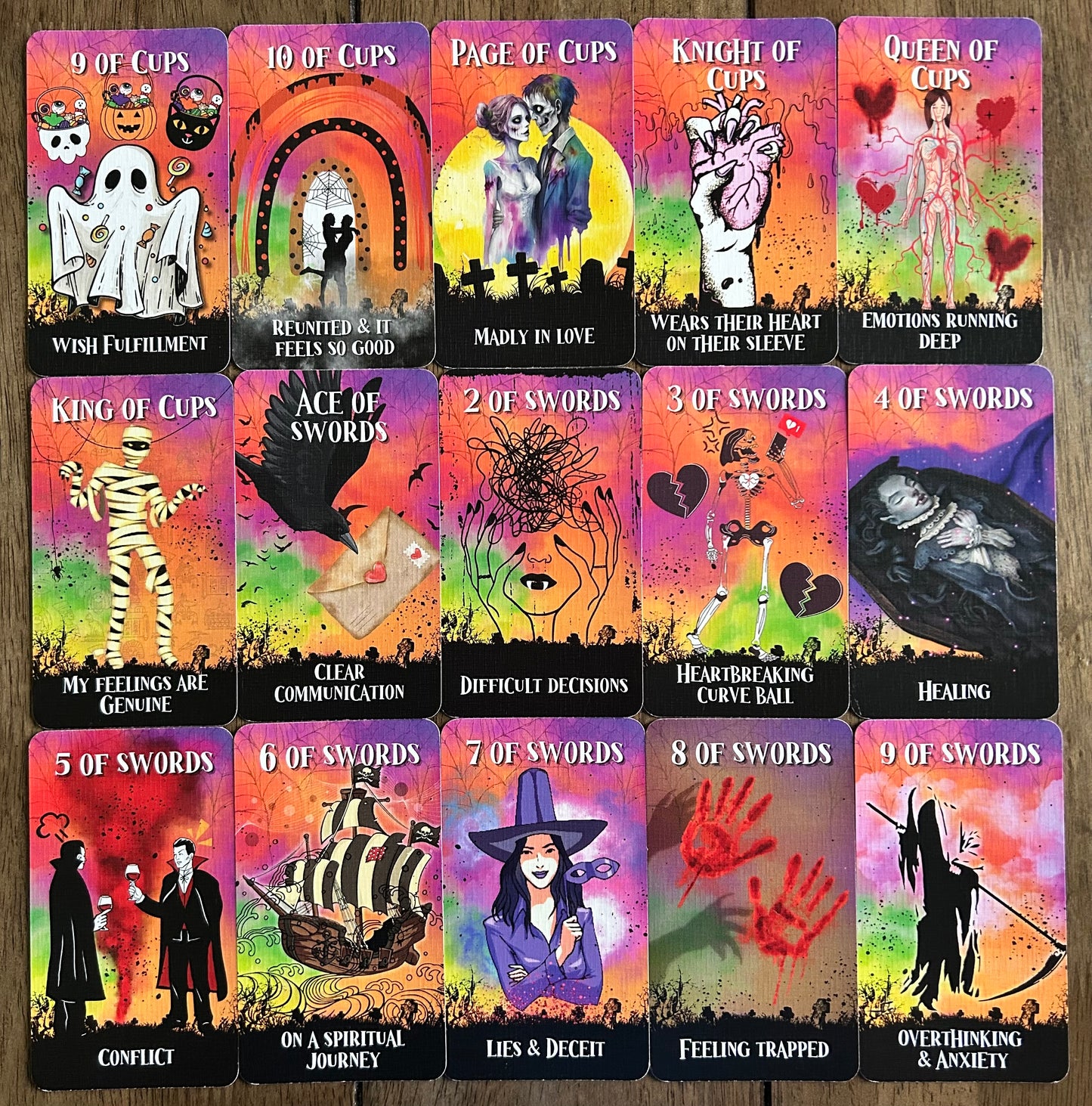 Spooky Lovers Tarot | Halloween Love & Relationship Deck
