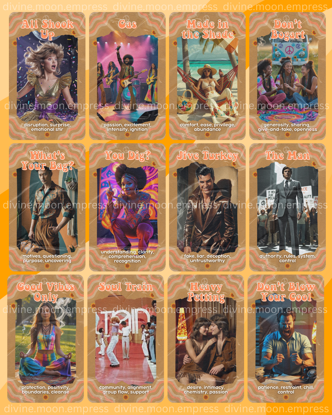 Baby Boomer Oracle Deck | 54- Retro Cards for Love, Life & Spiritual Guidance