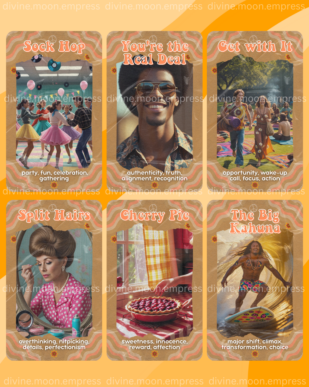 Baby Boomer Oracle Deck | 54- Retro Cards for Love, Life & Spiritual Guidance