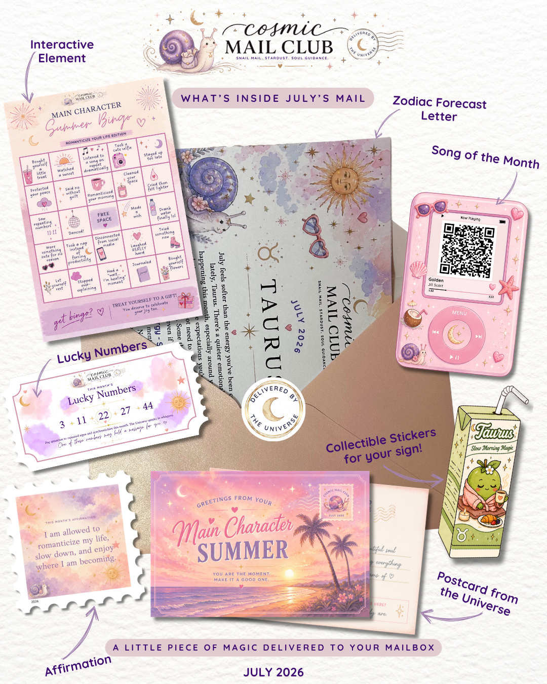 Cosmic Mail Club (One-Time Mail)