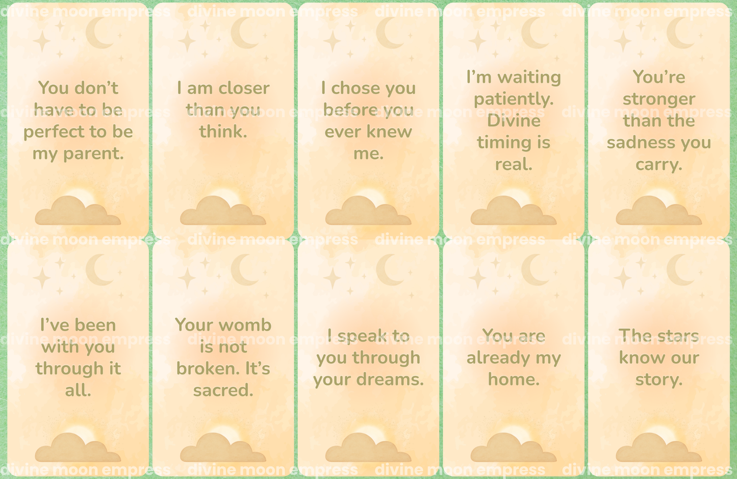 Born of Love Oracle | 78 Cards • Spirit Baby Guidance Deck