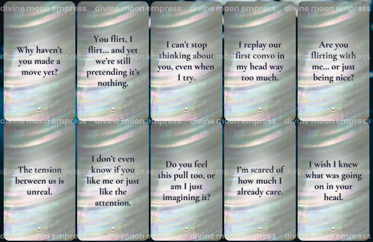 Love Tides Oracle | 78 Cards | Dating Feelings Deck