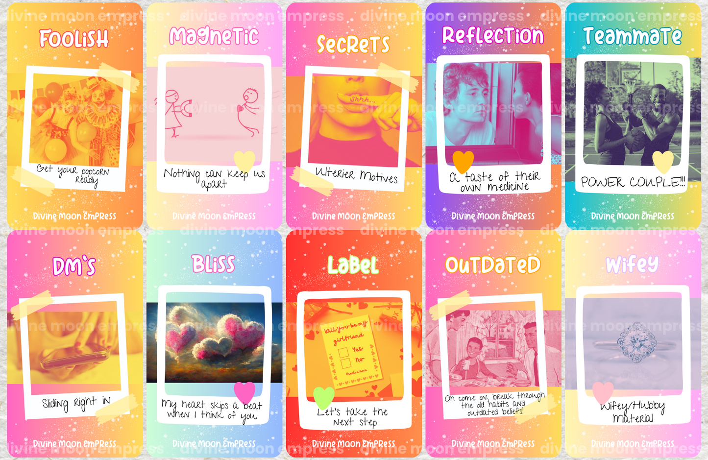 Girlll... Let Me Tell You!!! Oracle | 100 Cards | Real Talk Deck for Love, Truth & Healing