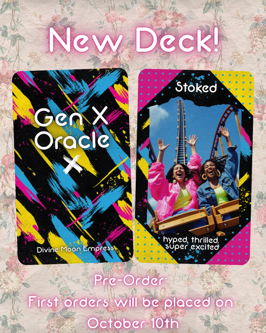 Gen X Oracle Deck | 54- Retro 80s & 90s Inspired Cards for Love, Life and Intuition