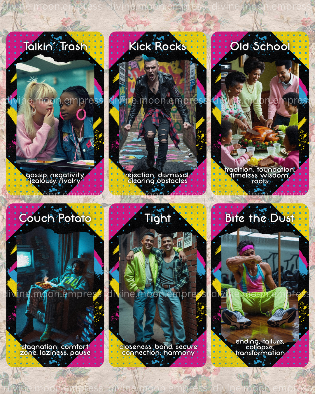 Gen X Oracle Deck | 54- Retro 80s & 90s Inspired Cards for Love, Life and Intuition