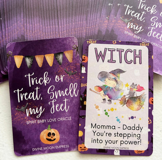 Trick or Treat, Smell my Feet Spirit Baby Love Oracle [50 cards] **PRE-ORDER**