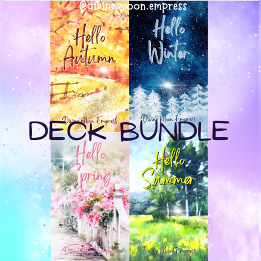 Hello Winter, Spring, Summer & Autumn Oracle Deck Bundle **PRE-ORDER**